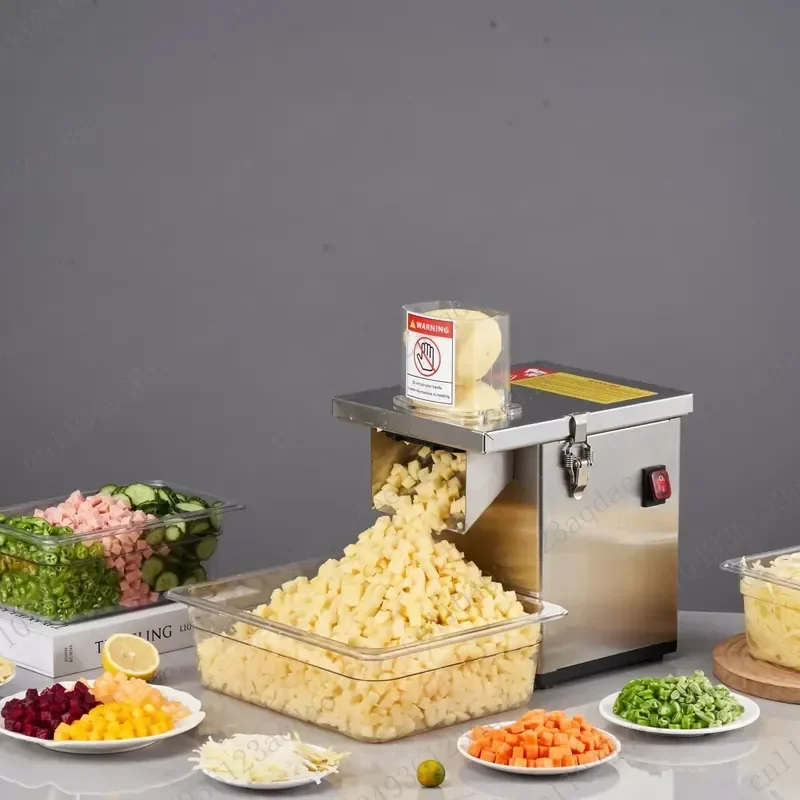 

Electric cutting machine 220V is used to cut carrots, radishes, onions, potatoes, and cut vegetables, suitable for restaurant