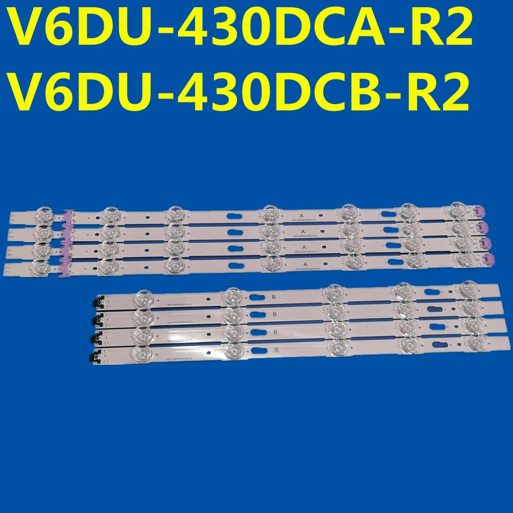 

LED Strip V6DU-430DCA-R2 V6DU-430DCB-R2 LM41-00268A 00269A UE43KU7000 UE43MU6100 UE43MU6105 UE43MU6125 UE49MU6190 UE43MU6300