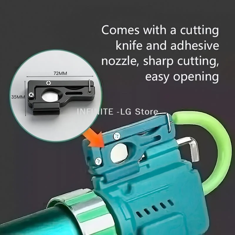 Cutting Nozzle Folding Duckbill Cutting Knife For Glass Glue Structure Glue Beauty Sewing Glue Cutting PressingINFINITE -LG