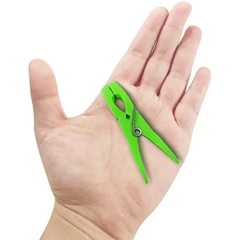 24/48 stuks Kleurrijke Plastic Wasknijpers, Zware Wasserij Kleding Pins Clips Met Veren, Luchtdrogende Kleding Pin Set