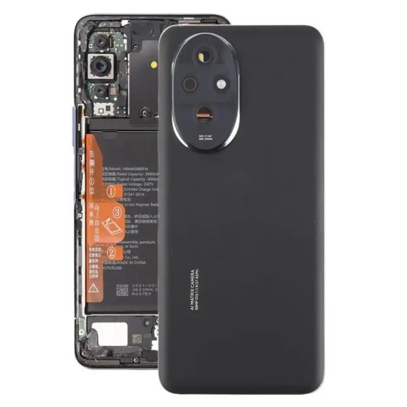 R53C Scratch Proof Glass Back Cover for 200 Phone Light Weight Replacement Housing DIY Repair Part