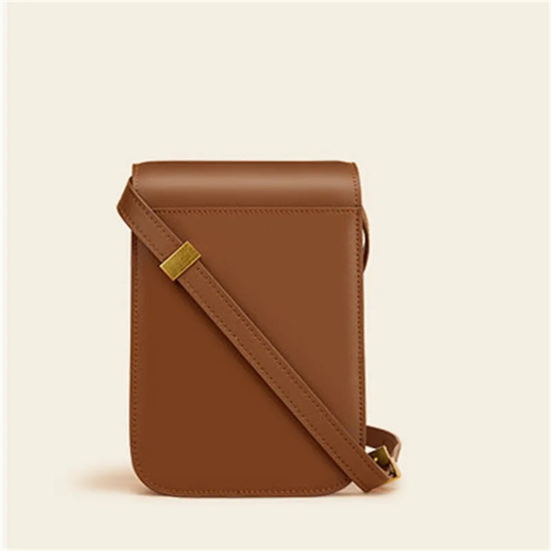 WILLIAMPOLO Luxury Women Wallets Genuine Leather Ladies Shoulder Bag Mini Crossbody Phone Bag Fashion Messenger Wallet For Women