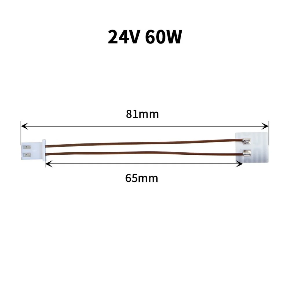 24V 60W Heating Tube For Creality For K1 For K1 Max Printers High Thermal Conductivity Lightweight 5g Easy Installation