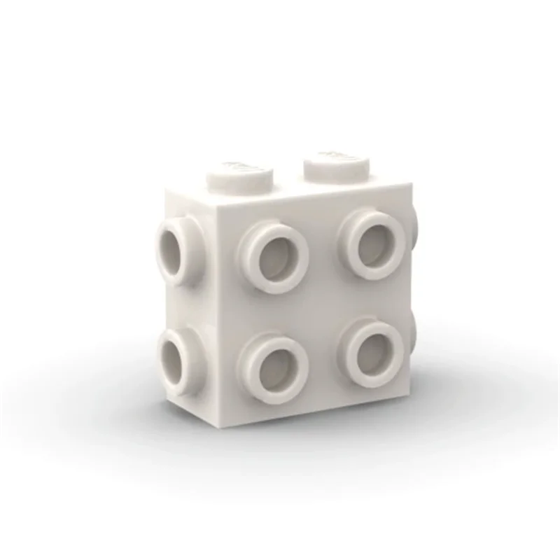 50 Stück 67329 Modifizierter 1x2x1 Baustein-Bausatz 2/3 mit Noppen an den Seiten, Partikel-Idee, Lehrreiches Spielzeug, Geburtstagsgeschenk für Kinder – Detail 5