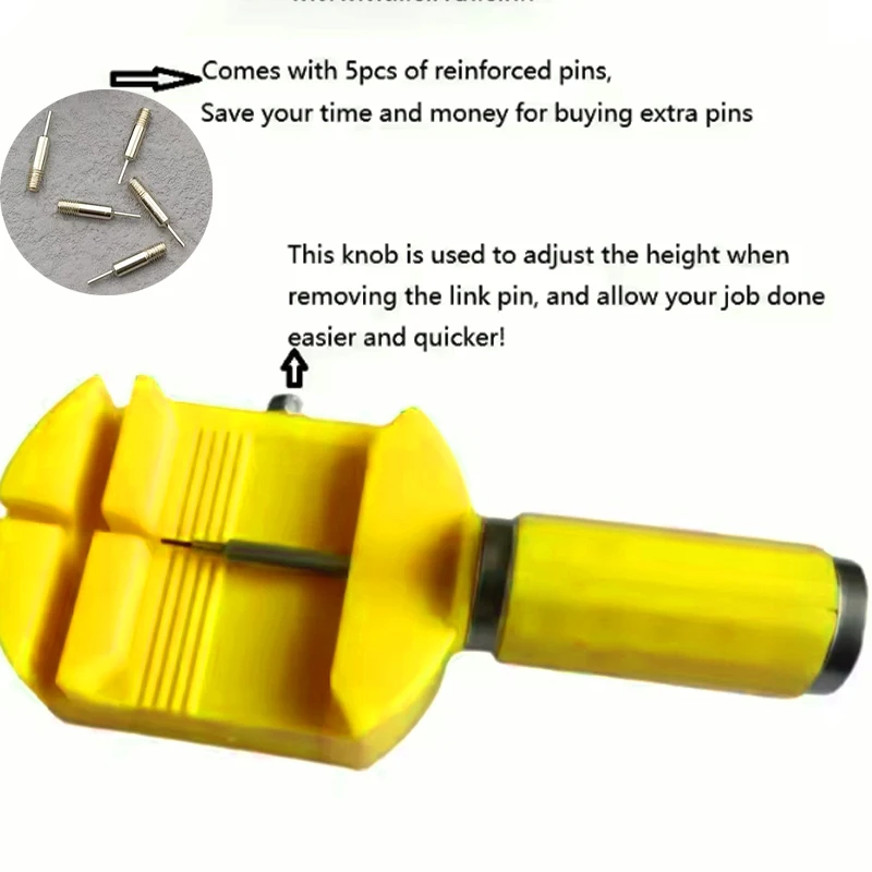1PCS Adjustable Watch Band Strap Bracelet Link Pins Fits Men Women Watch Bands Adjustment and Maintenance