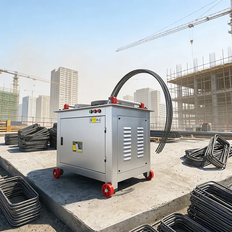 

Высокоточный станок для гибки арматуры с ЧПУ, автоматическое производство стальных хомутов, точное управление углом, строительный инструмент