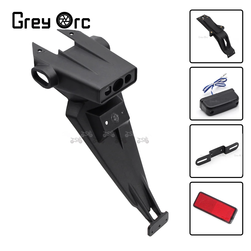 

ZX-6R Fender For Kawasaki ZX-6R ZX636 2009-2016 ZX-10R 2008-2010 Accessories Motorcycle Rear Fender License Plate Bracket