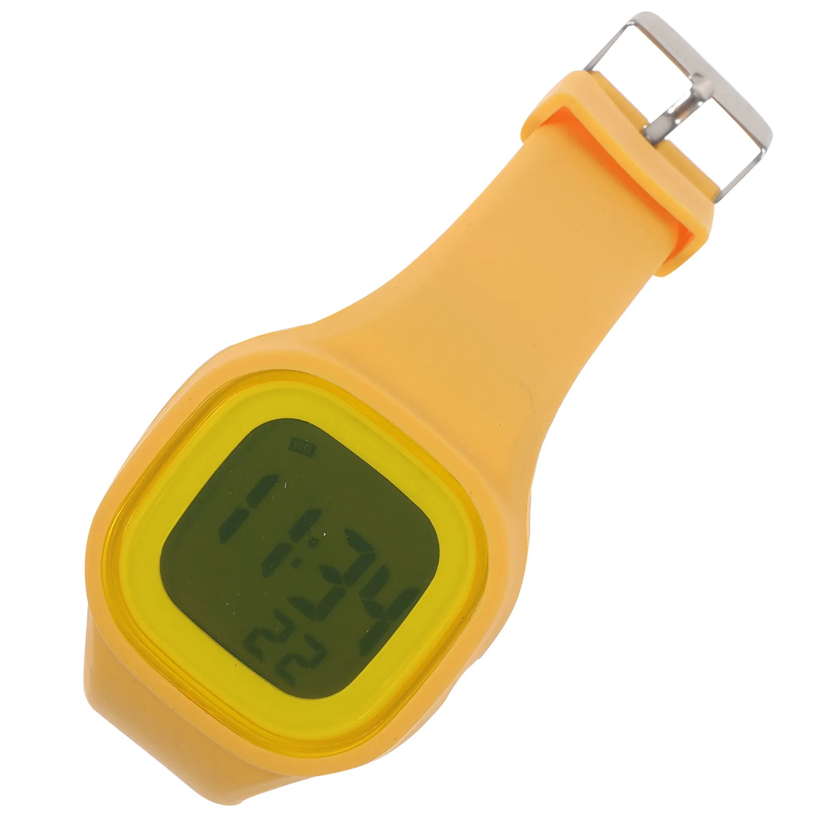 

Водонепроницаемые цветные электронные часы с ночным светом, желтые цифровые наручные часы с секундомером и будильником, водонепроницаемость до 50 метров, для спорта и повседневного использования