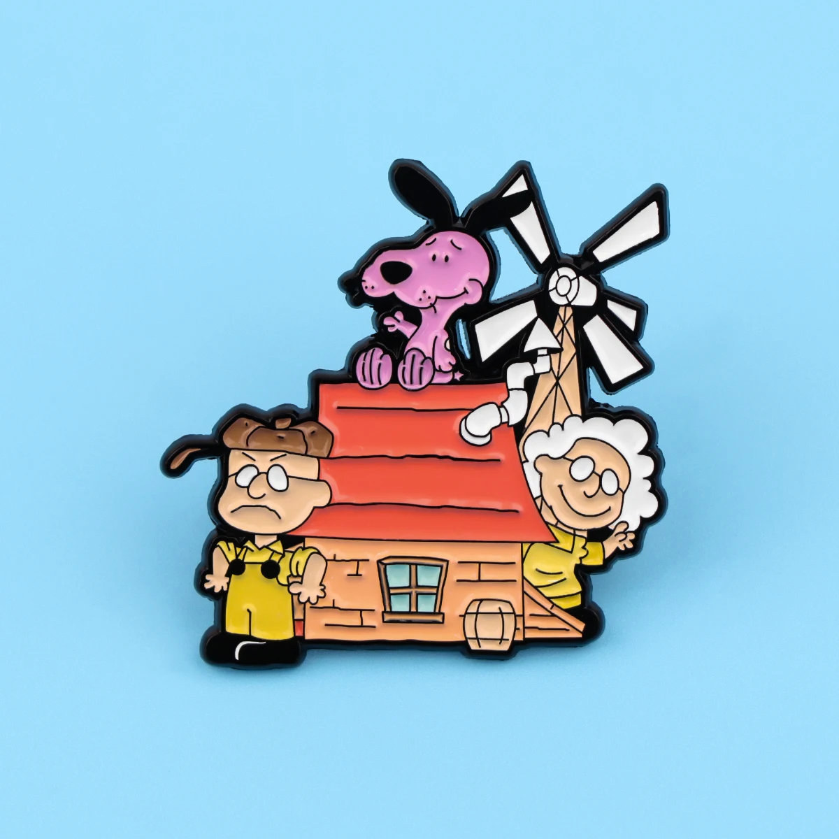 Funny Dog Enamel Pin Cartoon Badges on Backpack Brooches for Women Men Lapel Pins Animal Jewelry Cosplay Accessories Toys Gift