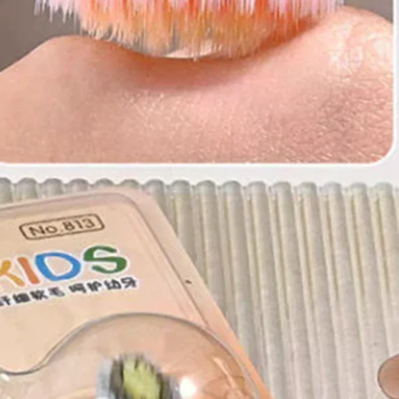 

2Pcs Convex Surface Children's Toothbrush Soft Bristle Teeth Brushes For 3-12 Years Old Kids Toothbrushes Dental Oral Care