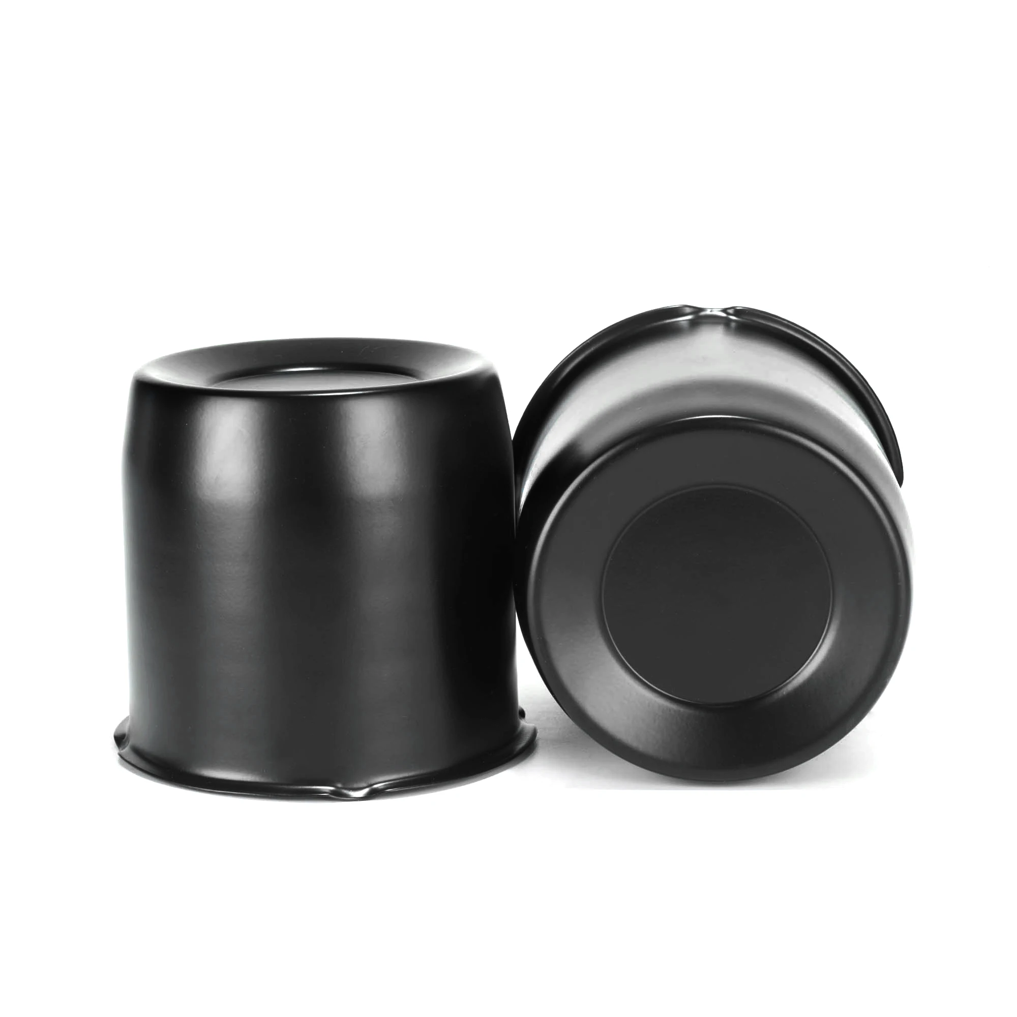 CFPerformance 2/4 Stück 5,12 Zoll polierte Aluminium-Nabenkappen mit offenem/geschlossenem Ende zum Durchstecken für Anhängerfelgen, LKW und PKW – Detail 6