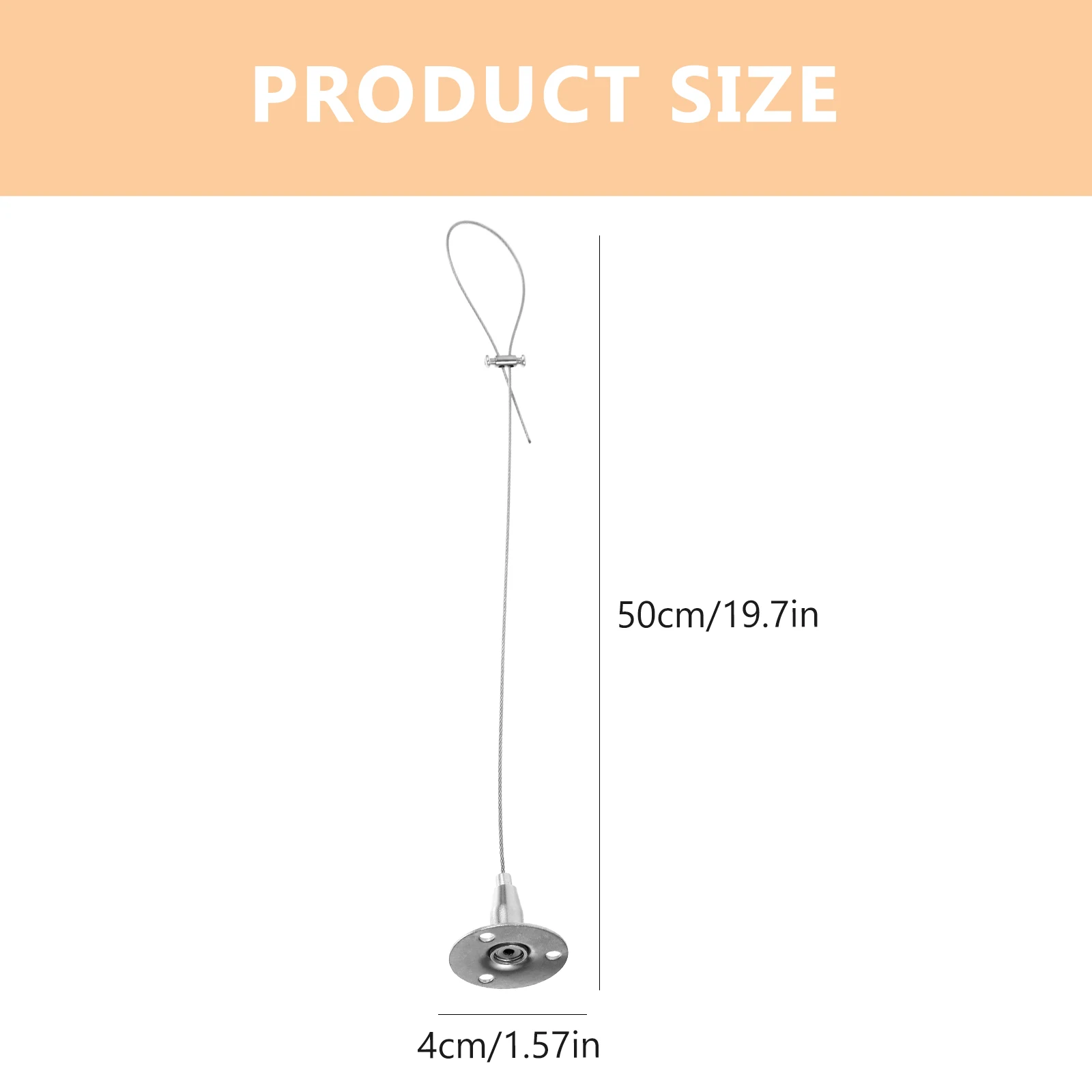 5pcs Zinc Alloy Anti-Slip Gallery Wire Rope Hangers for Picture Rail Hanging System Home Decor Display