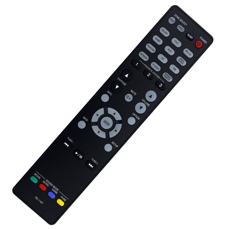 Remote Control RC-1167 Replace For Denon AV Receiver AVR-2113 AVR-2113CI AVR-1913 AVR-2313CI AVR-2313 AVR2113 AVR2113CI