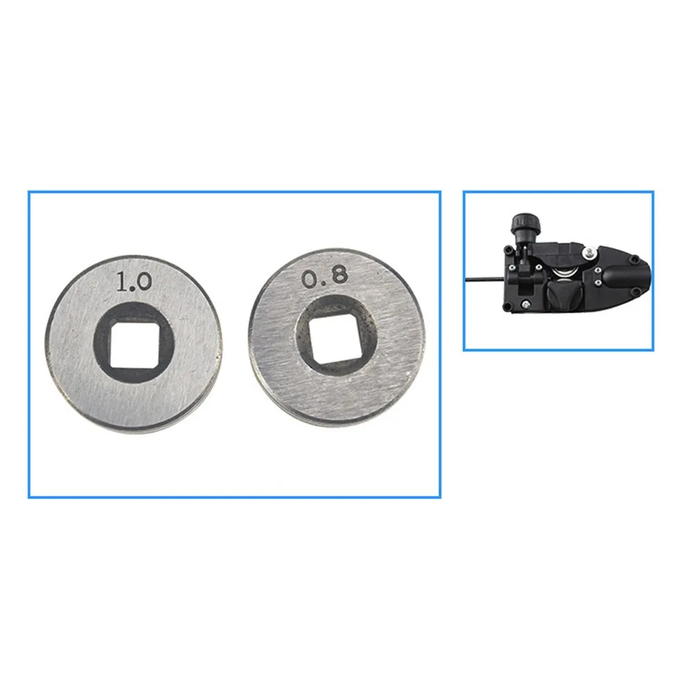 V Groove for mig for welder Wire Feed Drive Roller Roll Parts 0 6/0 8 + 0 8/1 0 Pack of Two Rollers  V Groove