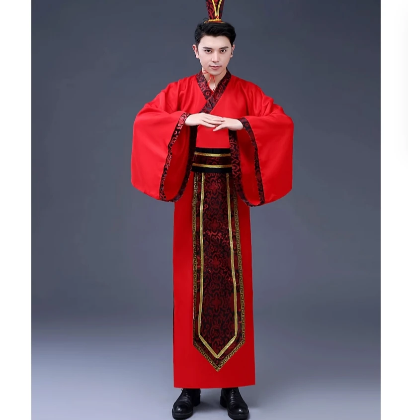 

Винтажное платье Hanfu University для выпускного класса, мужское и женское платье в том же стиле, женское платье для выступлений