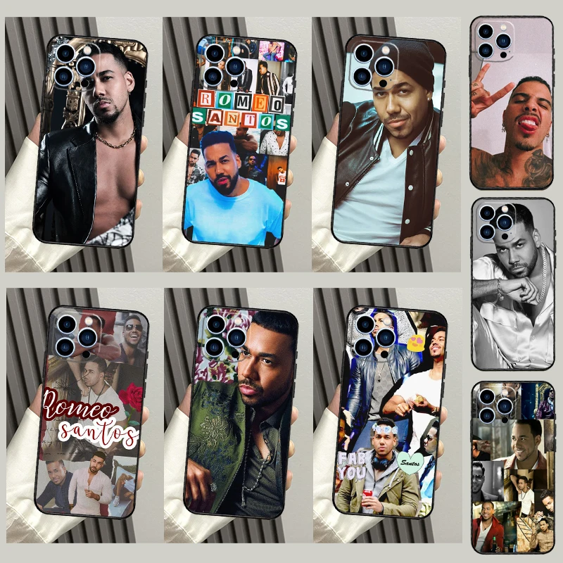 Singer Romeo Santos For iPhone 16 15 14 13 12 11 Pro Max X XS Max XR Plus Phone Case Accessories