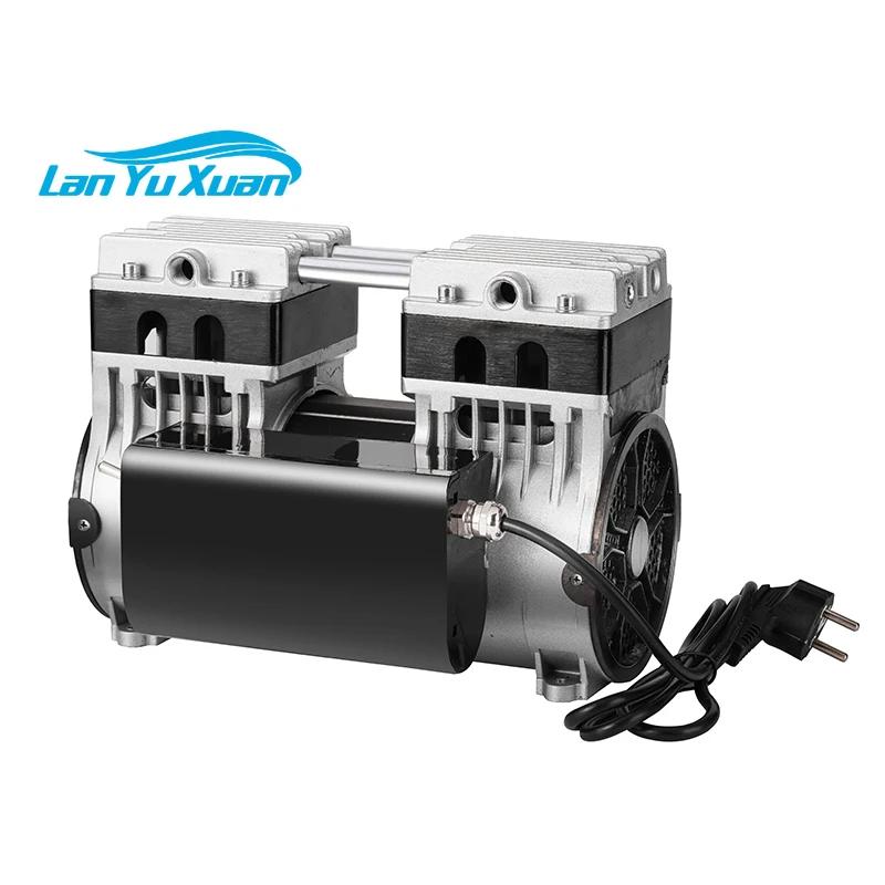 

2026 High Efficient Aluminum Alloy Piston Pump Oilless Vacuum Pump for CNC Beds Customizable Gear for Marine eletric Motor OEM