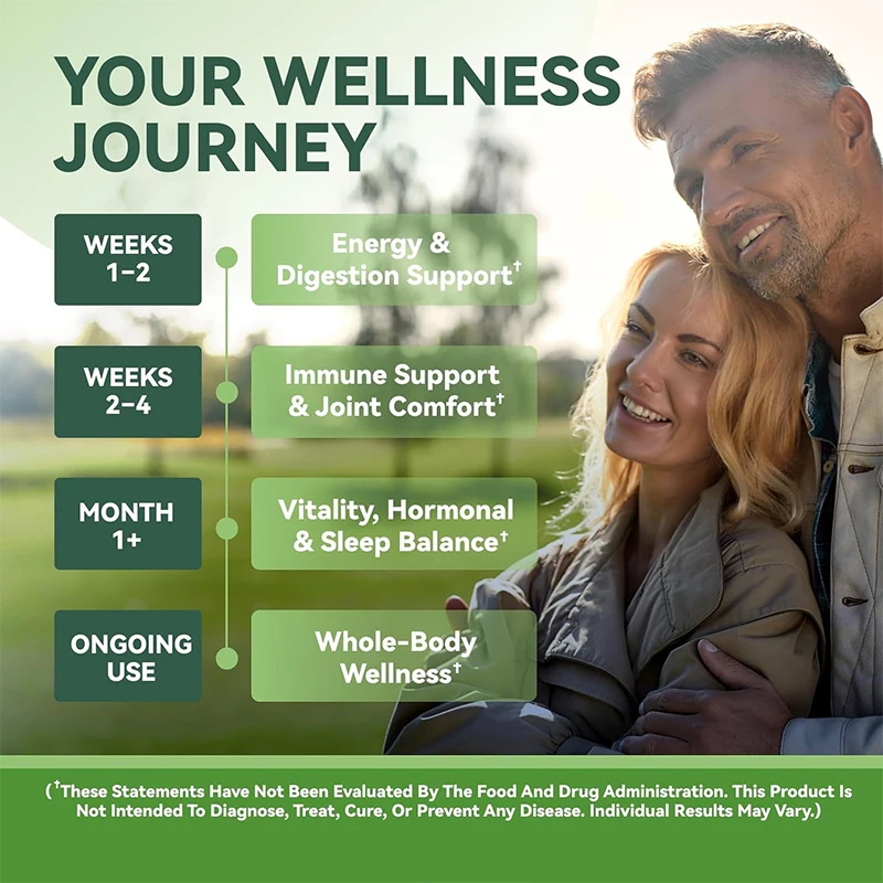 Spicy Wood Leaf 1000mg Extract 10:1, A Completely Green Superfood for Body Resistance and Intestinal Health, with 60 Capsules