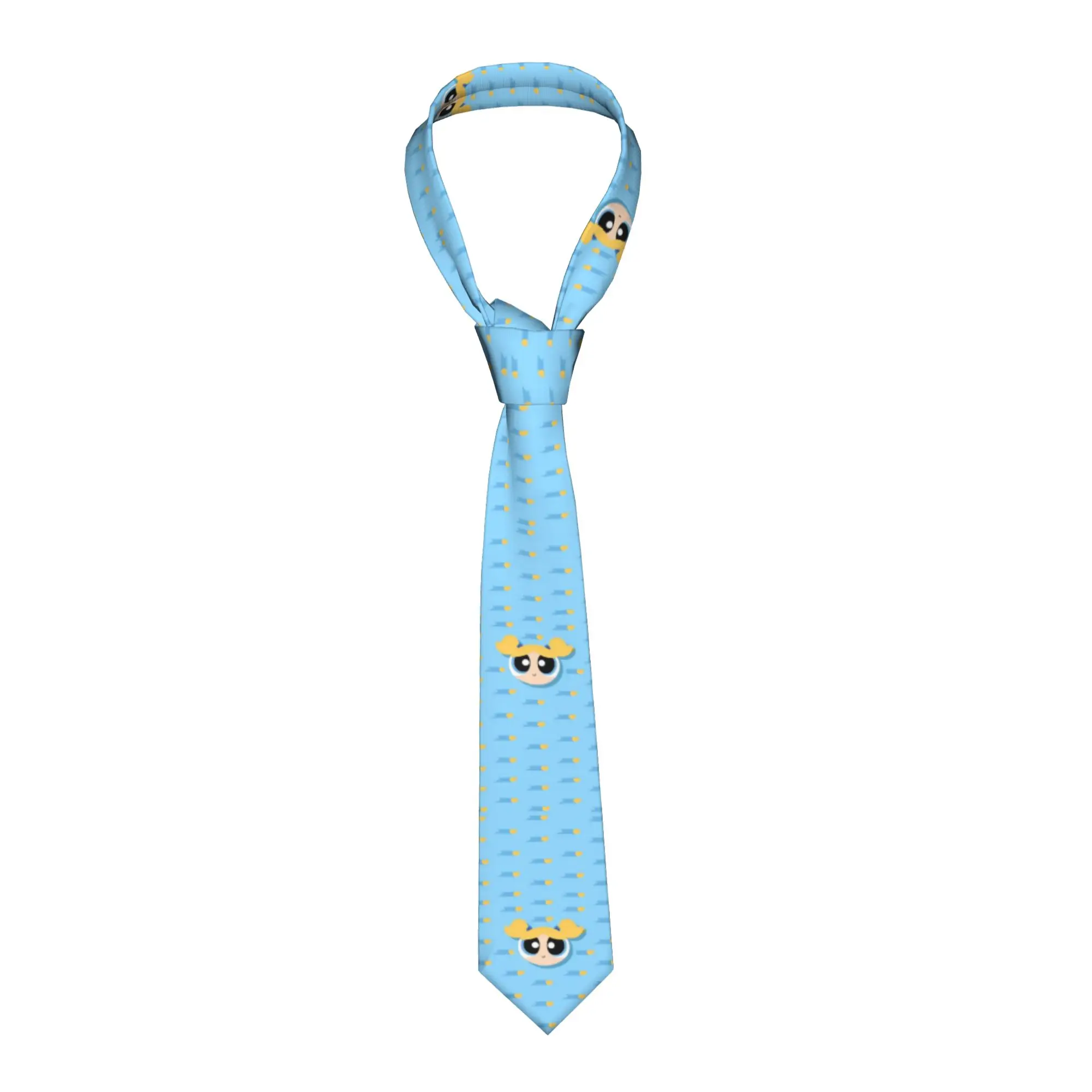Neckties Bubbles Whoopass Girls Men Women Fashion Polyester 8 cm Wide Neck Tie  for Men Accessories Cravat Wedding Business