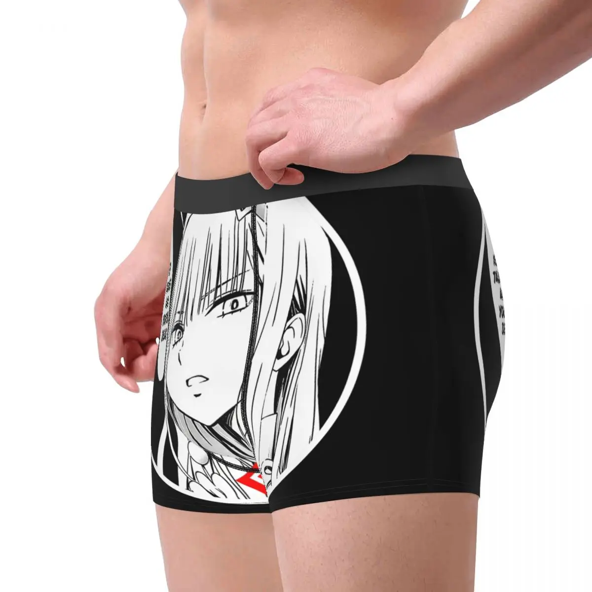 Keep Talking And You Are Dead Underpants Breathbale Panties Male Underwear Print Shorts Boxer Briefs