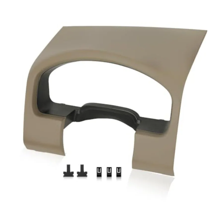 PIT66 Instrument Cluster Dash Bezel Trim Compatible with Ford F150 2004-2008 Fit for Lariat Models Beige