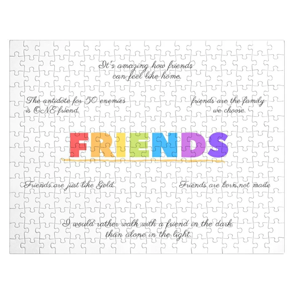 

friendship quotes Jigsaw Puzzle Custom Puzzle With Photo Wood Puzzle Adults Customized Gifts For Kids Custom Puzzle Child