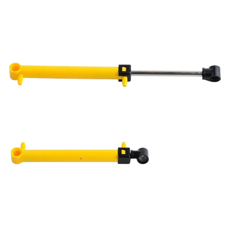 32 stks/set MOC Pneumatische Kit Luchtpomp Cilinder Zuiger Slang Schakelaar Luchttank Barometer Compatibel met Legoeds DIY Technische Modellen