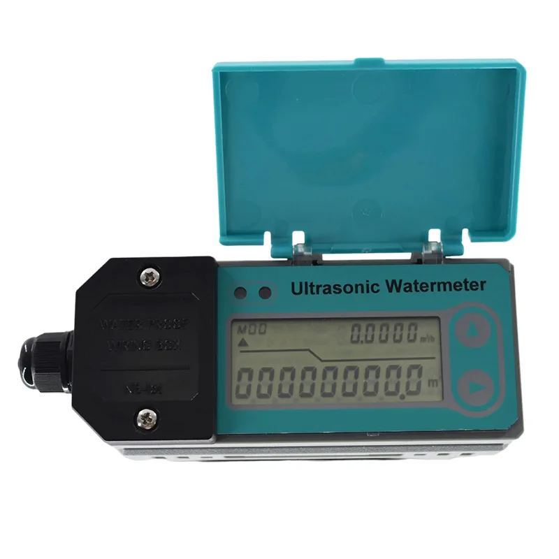 Digital Ultrasonic Flow Meter DN50-150 Card Type Pipeline Water Flow Meter RS485 Ultrasonic Water Flow Sensor