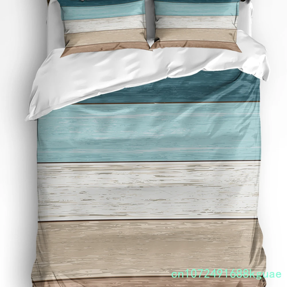 Vintage Farm Barn Grain 3pcs Bedding Set For Double Bed Home Textile Duvet Cover Quilt Cover Pillowcase