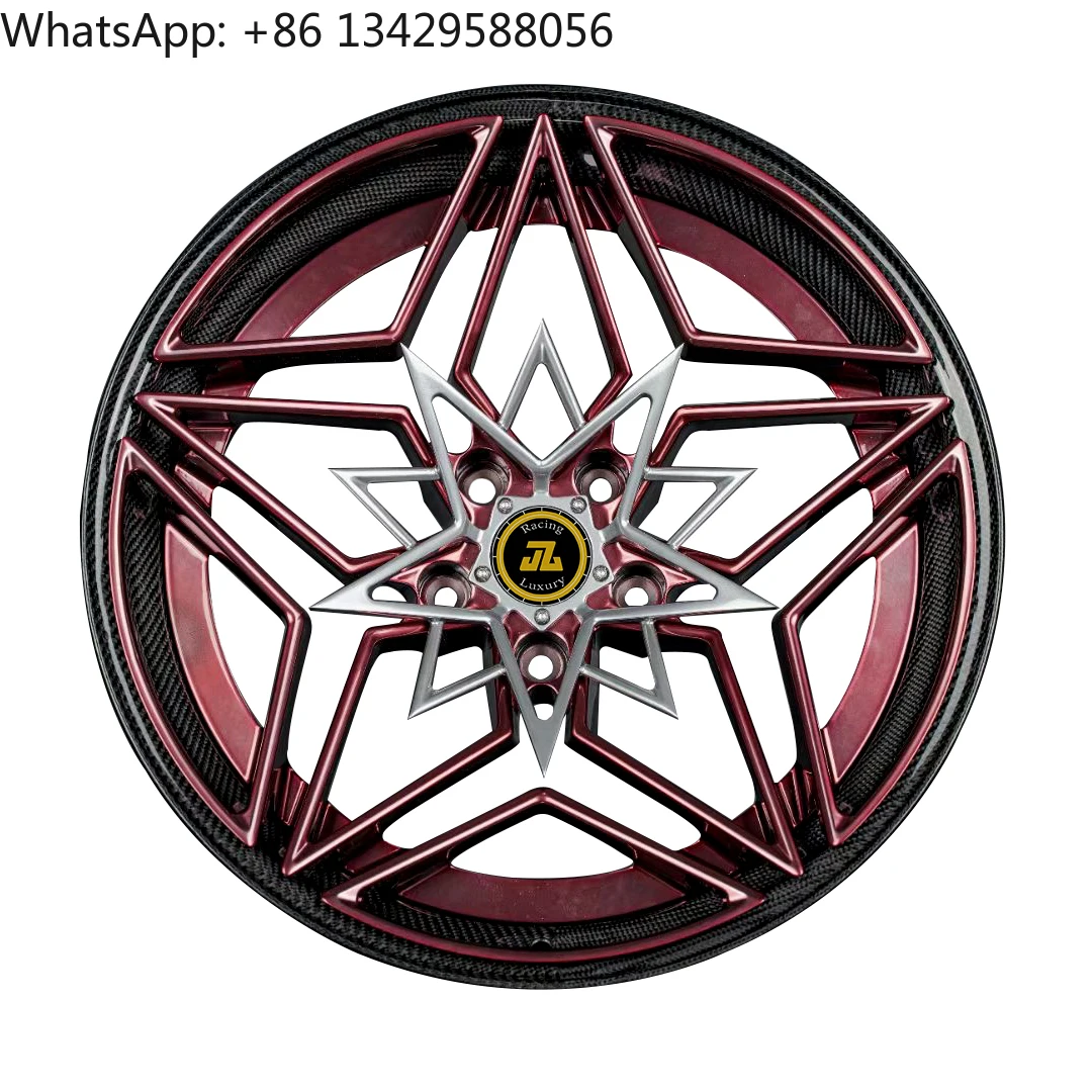 

Jiangzao Customized New Design Carbon Fiber Wheel Rim 5x112 19 20 Inch Racing Car Wheel for Sport Car