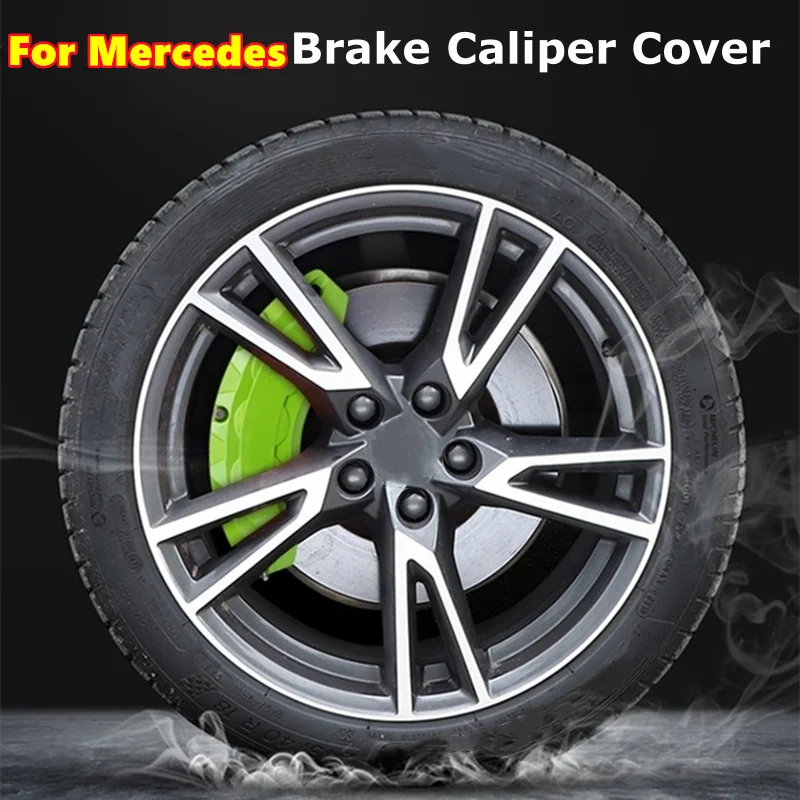 For Mercedes Benz Car Brake Caliper Cover Aluminum Alloy Front Rear Wheel Exterior Kit Fit A B C E G S SL V Class GT Vito