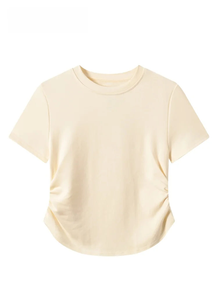 

Loose Casual round Neck Short Sleeve T-Shirt Women's plus Size Summer New Style Versatile Comfortable Loose Fit Age-Defying Top