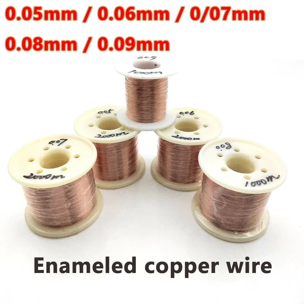 100g 1000M  10000M 0.3 0.4 0.5 0.6 0.7 0.8 0.9 1.1 1.2 MM Copper Wire Magnet Wire Enameled Copper Winding Wire Coil Winding Wire