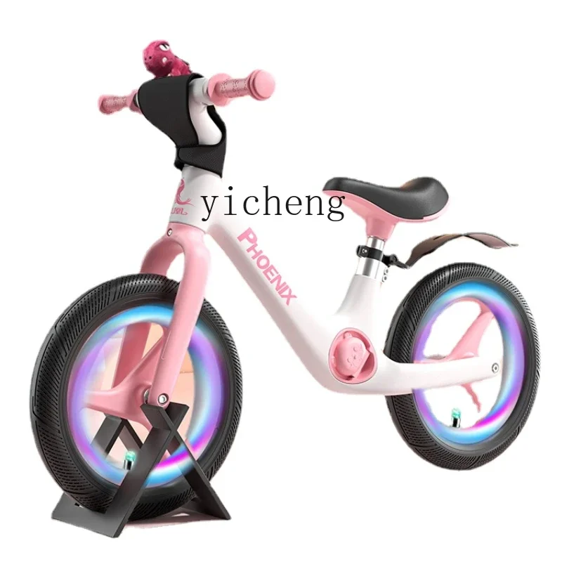 

YY Balance Bike (for Kids) Boys and Girls No Pedal Sliding Kids Balance Bike Bicycle