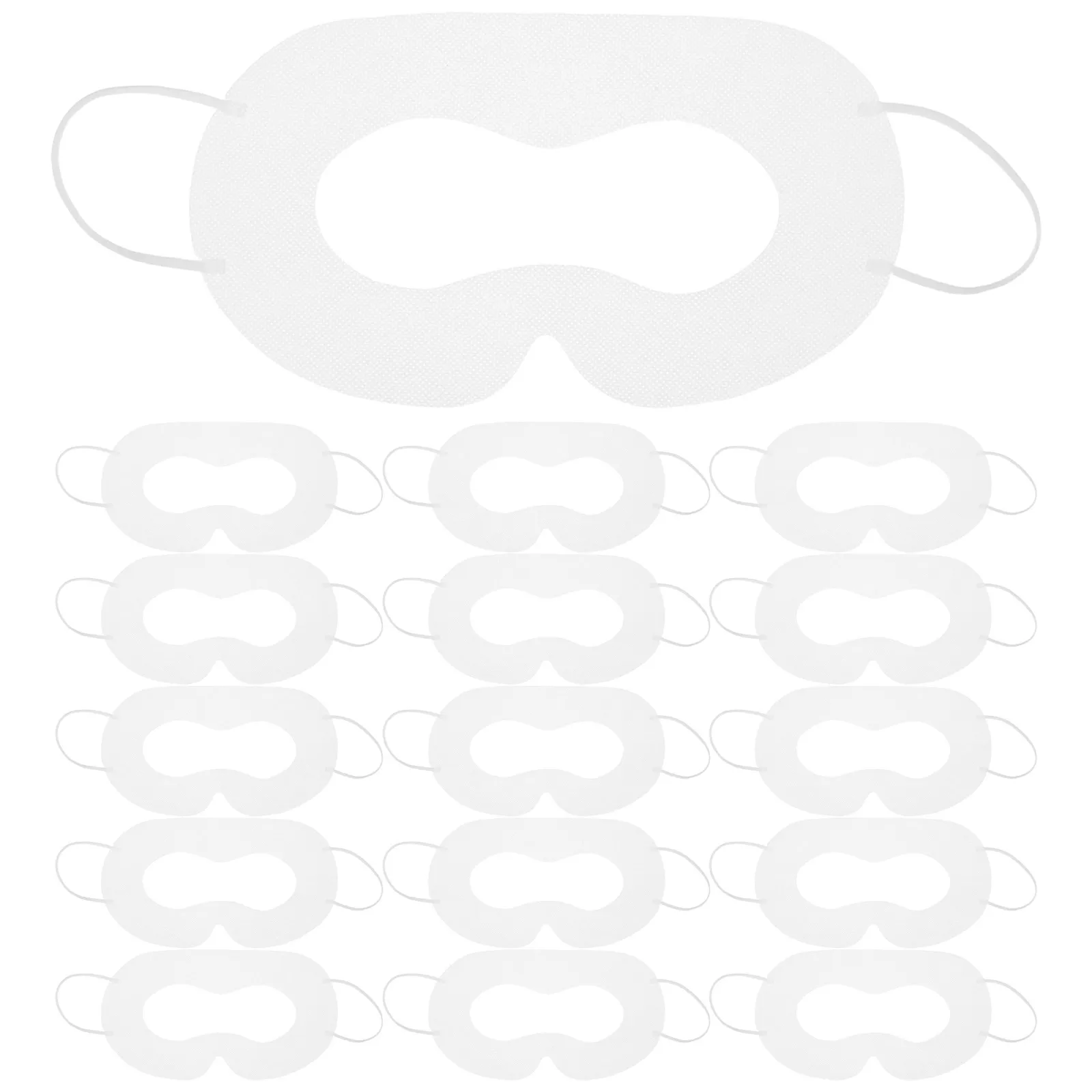 50Pcs Vr Eye Mask Disposable Nonwoven Sweatproof Breathable Facial Interface Cover Liners Universal Fit for Vr Headsets Gaming