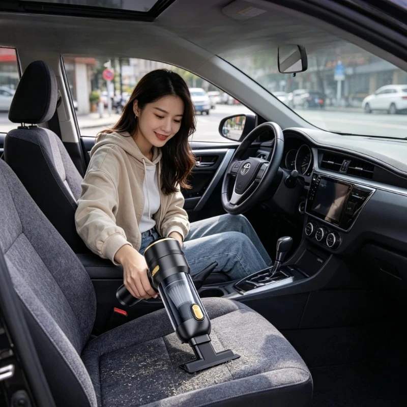 #Car Vacuum Cleaner High Power Portable Brushless Motor Cleaning Machine Powerful Air Duster for Home Appliance