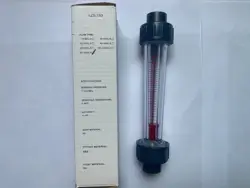 Rotameter Flow Measuring Instruments  Water Testing Meter Tube 202mm  LZS-15  60-600L/H Plastic Tube Liquid