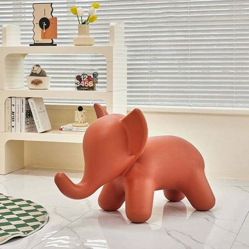 

Elephant Plastics Stool Creative Animal Seats Nordic Furniture Living Room Sofa Stool Mobile Seat Leisure Chair Home Decoration