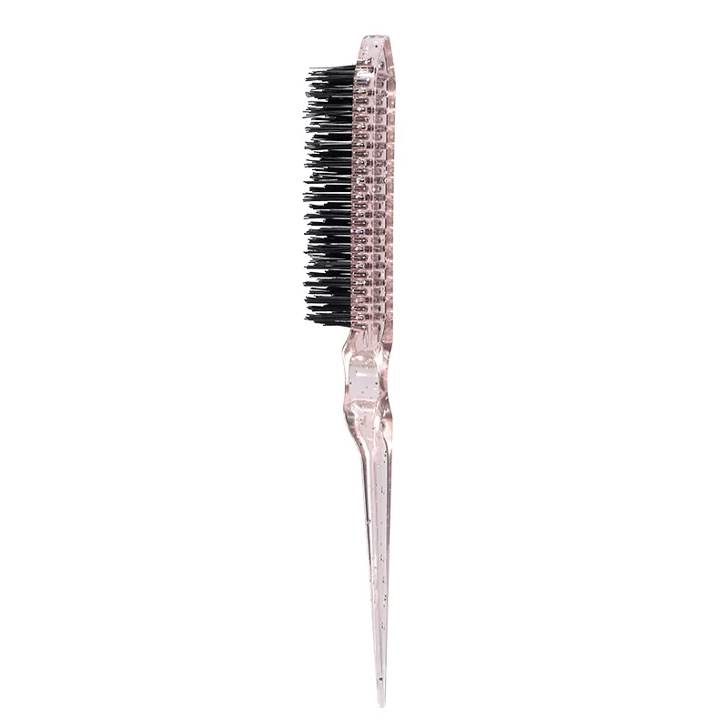 1 Stück Kristall-Haarbürste, zum Kämmen der Seiten- und Rückenpartie der Haare, geeignet für Männer und Frauen als Haaraccessoire. – Detail 9