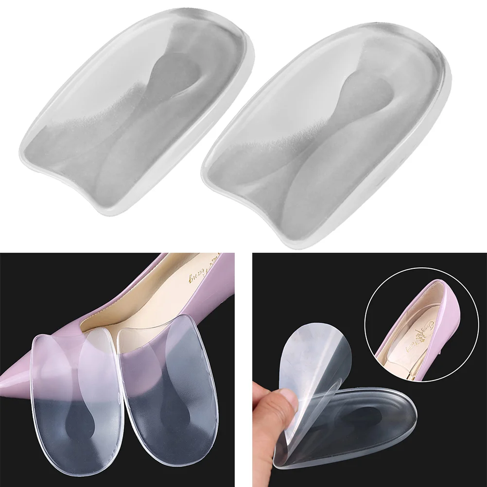 Heel Cushion Gel Pads for Instant Pain Relief and Comfort Flexible Silicone U Shape Non Slip Heel Cushions