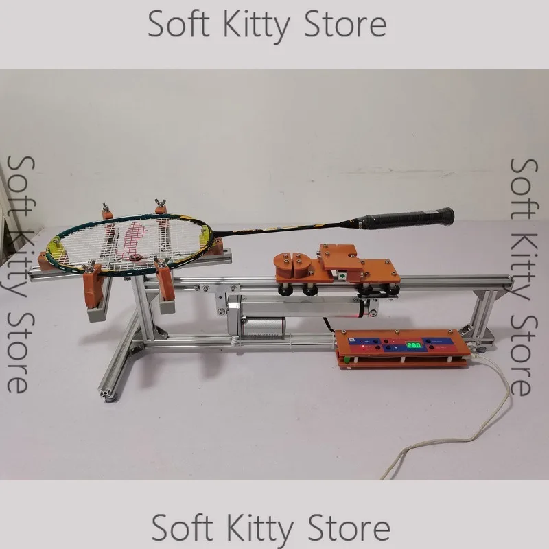 Intelligent digital display electric, badminton racket, threading machine/wire pulling machine