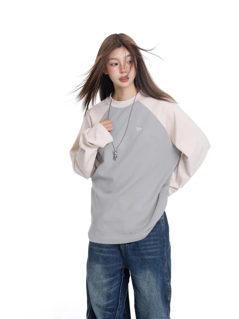 Women Basic Oversized Raglan Sleeve T-Shirt