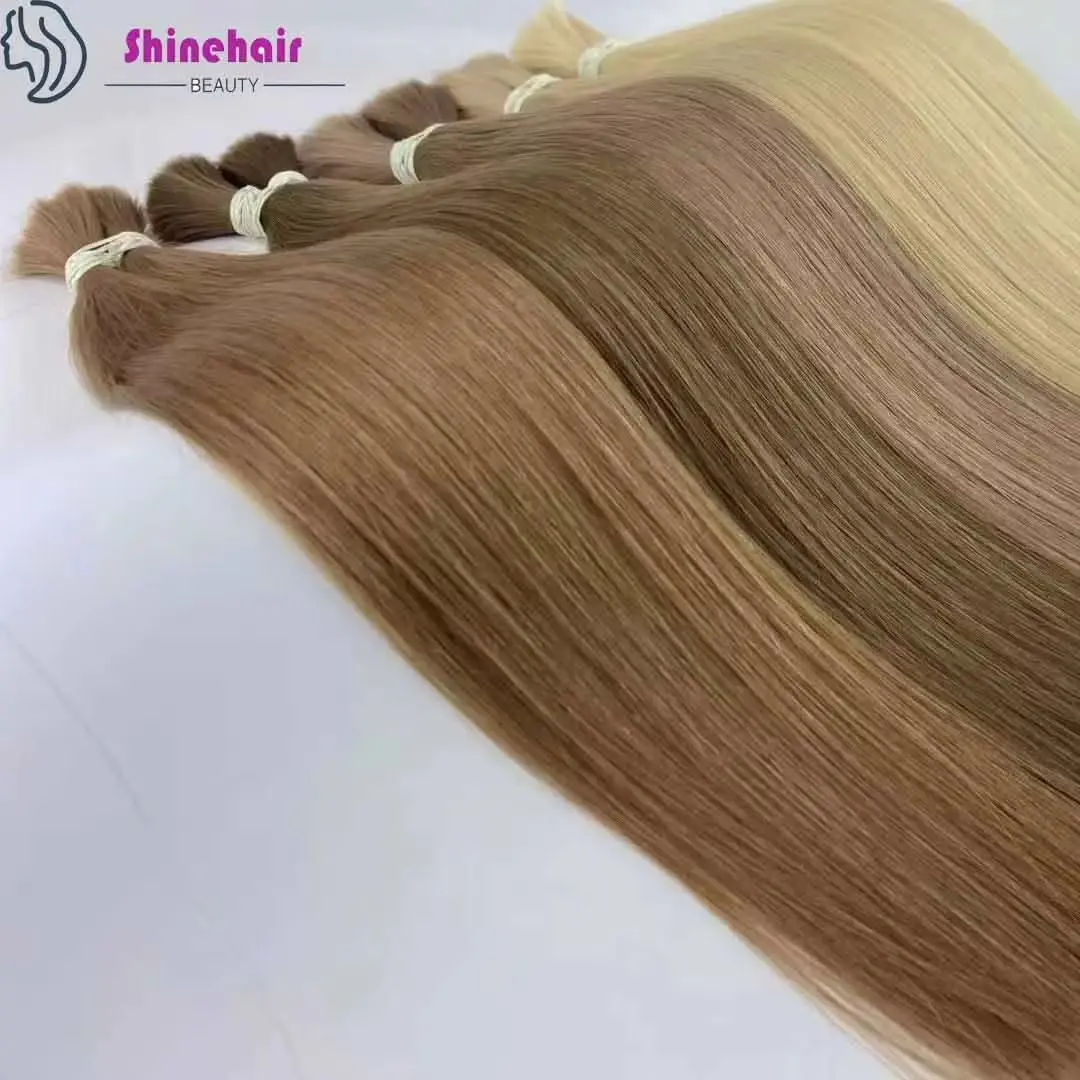 Straight Human Hair Bundels for Braidng 100% Human Hair Extensions No Weft 12A Vietnamese Hair Brazilian Remy Hair 30 inch