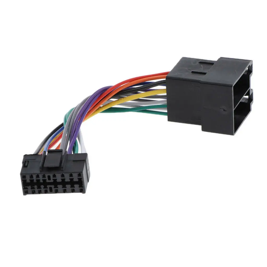 16 Pin Car Stereo Radio Harness ISO for Sony Radio to ISO Radio Play Plug Auto Adapter Wiring Harness Connector