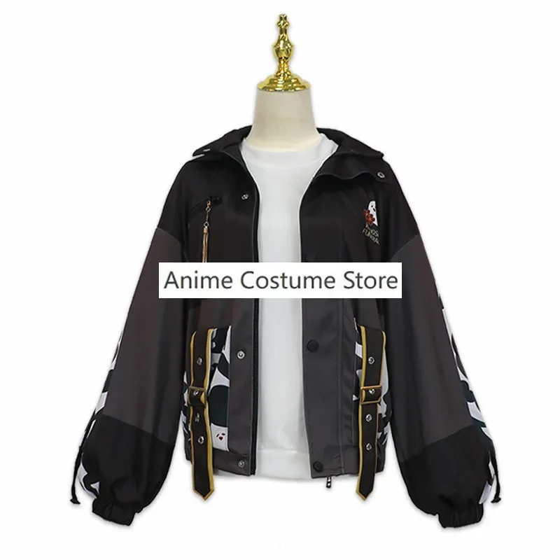 

Anime Game Genshin Impact Liyue Wangsheng Funeral Parlor Who Hu Tao Cosplay Costume Adult Man Woman Halloween Party Jacket