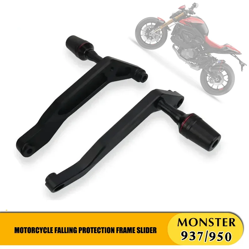 

Motorcycle CNC Falling Protection Frame Slider Fairing Guard Crash Pad Protector For DUCATI MONSTER 950 937 2021 2022 2023