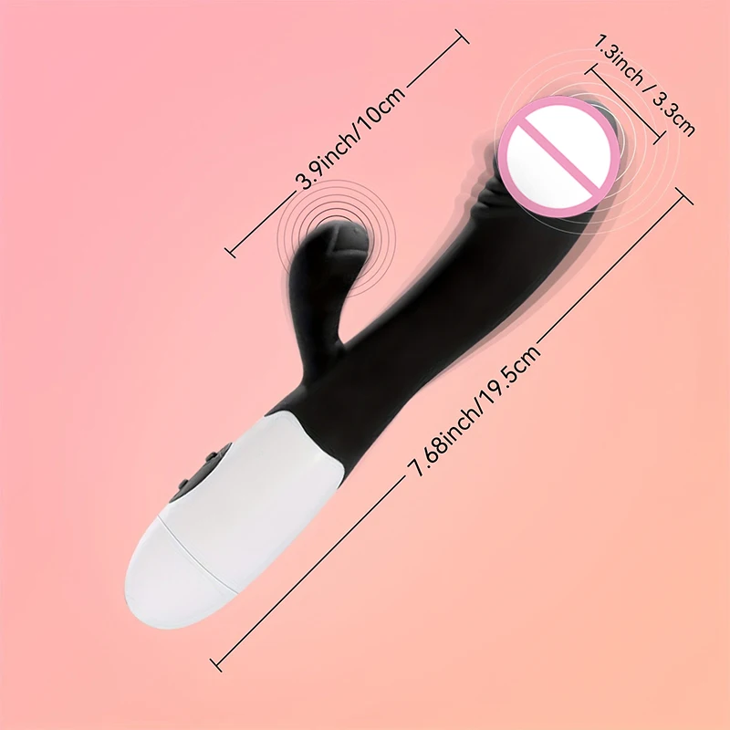 1pc G Spot Rabbit Vibrator 30 Vibration Modes, Waterproof, Perfect For Beginners & Couples, Batteries Not Include