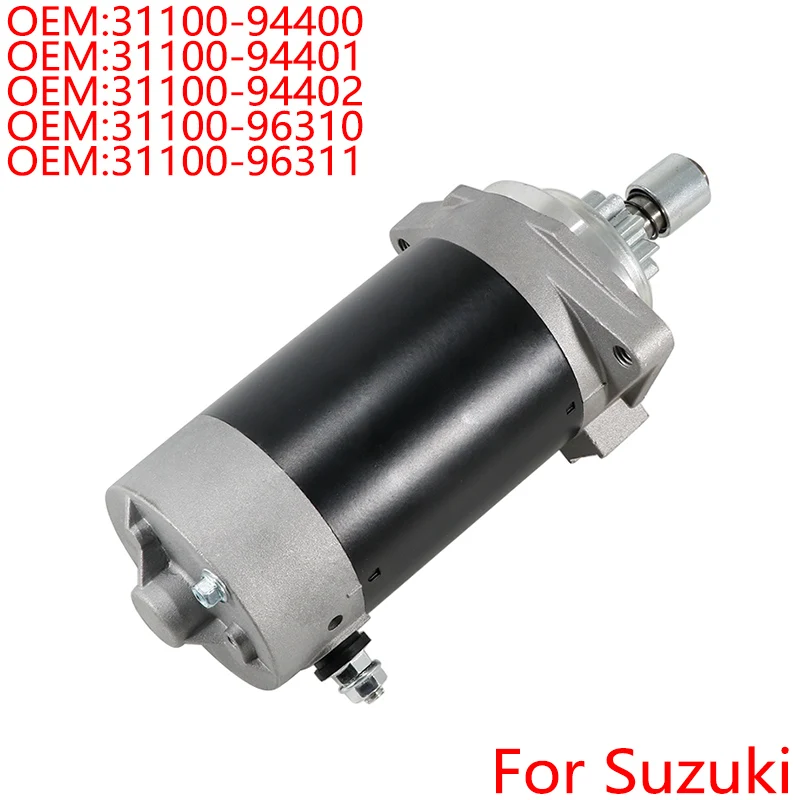 

31100-94400 31100-94401 Motorcycle Electric Starter Motor For Suzuki 20hp DT20 25hp DT25 30hp DF30 40hp DT40 S/L RS/L TS/L THS/L
