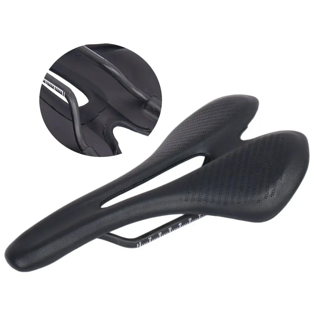 ELITAONE Carbon Saddle Road Bike MTB 270x143mm Super Light Leather 115g Bicycle Seat