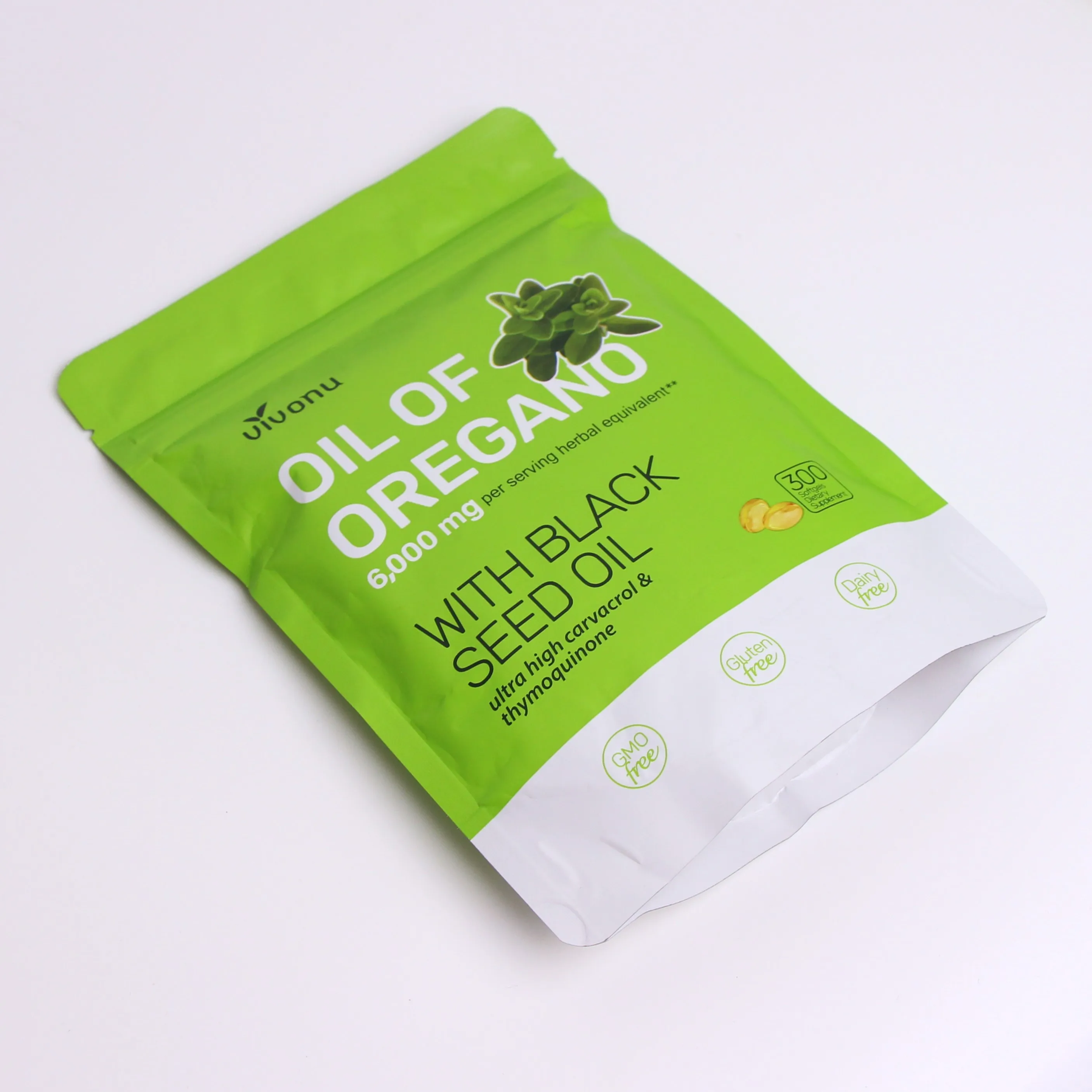 

Oil of Oregano and Black Seed Oil Softgels 300, Max Strength Carvacrol Thymoquinone Blend, Helps Support Immune System, Digestiv